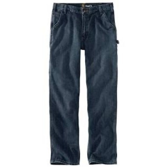 Carhartt Other - Carhartt Holter Dungaree Relaxed Fit Jeans 40x34 Dark‎ Wash Denim Pants Menswear